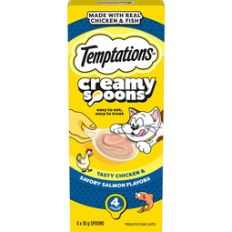Temptations™ Creamy Spoons™ Tasty Chicken and Savoury Salmon image