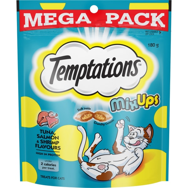 image TEMPTATIONSMixUpsCatTreatTunaSalmonShrimp180g-