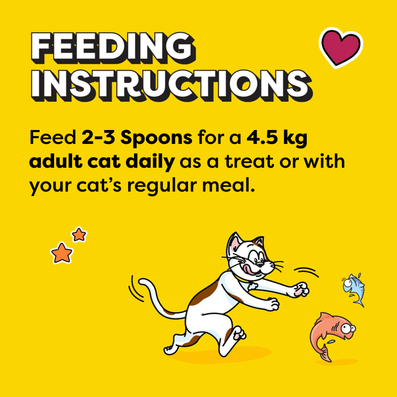 Temptations™ Creamy Spoons™ Savory Salmon & Tempting Tuna feeding guidelines image